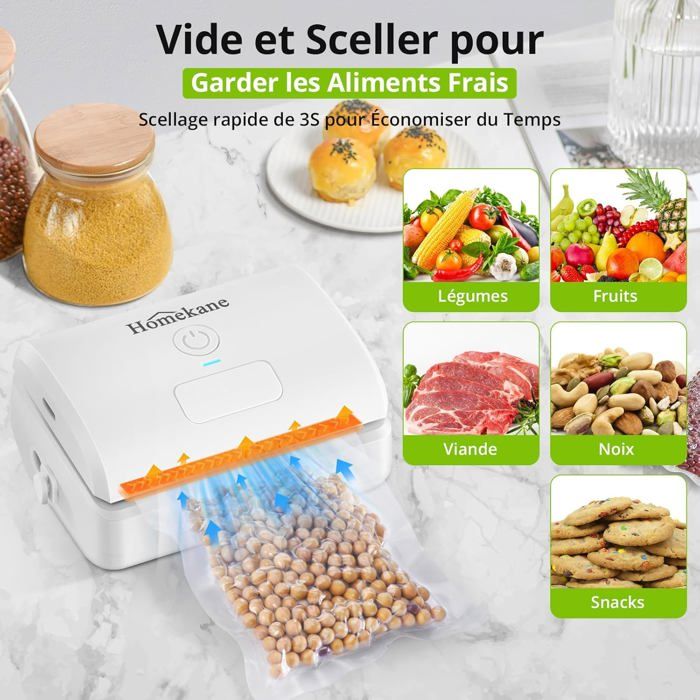 Mini Machine Sous Vide Alimentaire Avec Pompe Externe Et Gonflage 5