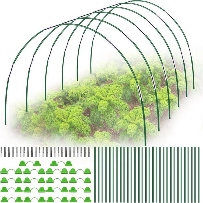 TUIBEIDAMAI Arceau Pour Serre Tunnel,Cerceau Pour Serre De Jardin,Arceau De Jardin,Kit De Maison