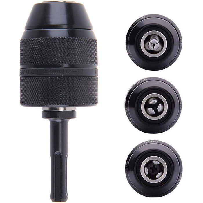 Adaptateur Sds Plus Mandrin autoserrant à fermeture rapide 2-13mm Mandrin Professionnel Robuste 1/2-20UNF