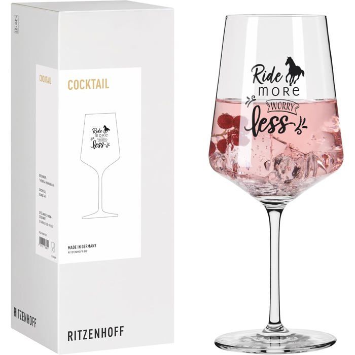 RITZENHOFF 8084008 Lot de 2 verres à cocktail 500 ml Série Reitgold