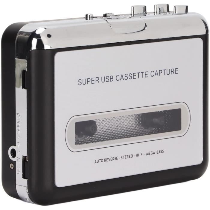 Lecteur De Cassettes Portable Reshow - Convertisseur USB Vers MP3 - Enregistreur Avec écouteurs - 8