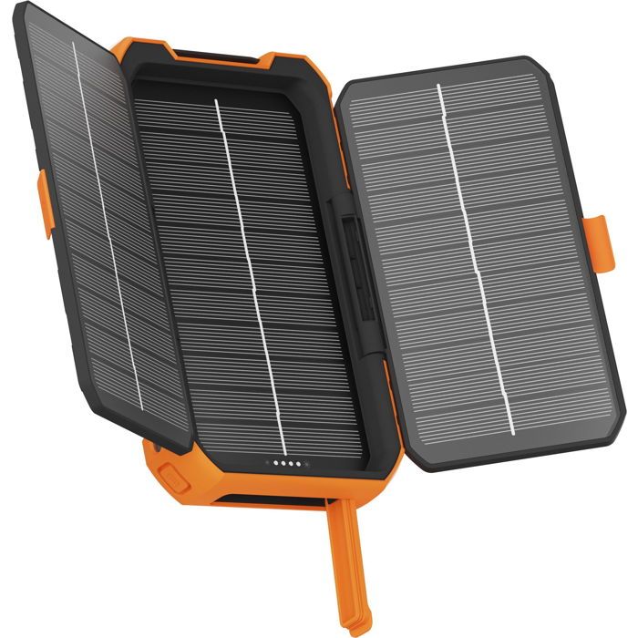 Powerbank - XTORM - Rugged Solar 10000mAh - 3 sorties - Charge rapide - Panneau solaire