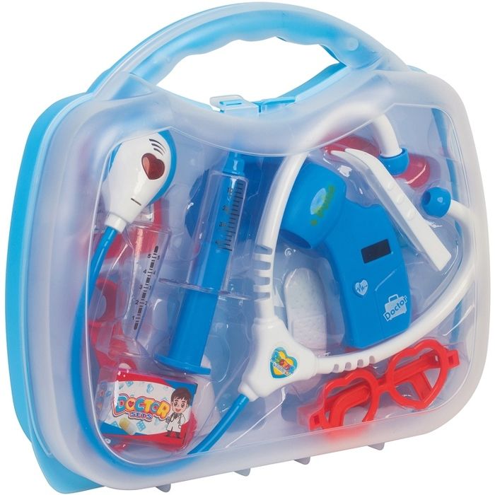 Valise Docteur - WDK Partner Son Lumière - Son et lumière - 14 accessoires - Dès 3 ans