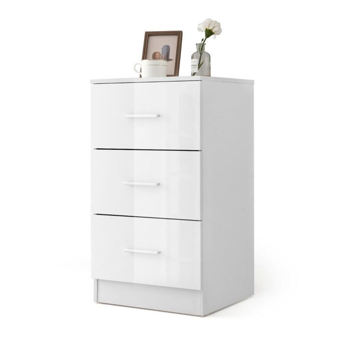 Armoire bureau - HELLOSHOP26 - Classeur à 3 tiroirs - Métal noir - Rangement sécurisé - 371x342x665 cm