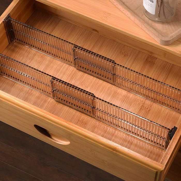 Lot de 4 séparateurs de tiroirs séparateurs dorganisateurs de tiroirs Extensibles 51-27.5 cm organisateurs Multi-tiroirs pour C