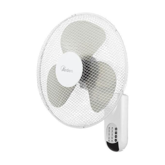 Ventilateur mural - ARDES - AR5W40RW - 40 cm - Télécommande - Blanc - Ardes