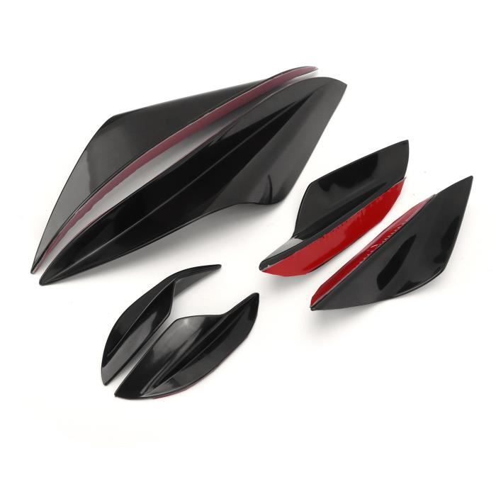 Becquet Kit Carrosserie Becquet Pare-Chocs Noir Diffuseur