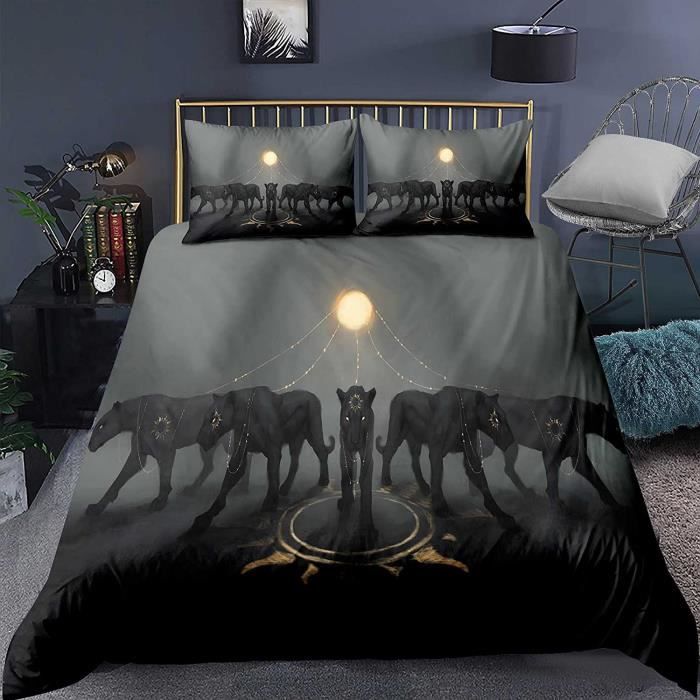 Galaxie Owl Housse De Couette Bird Decor Parure De Lit 200X200Cm Pour Enfants Dessin Animé Owls