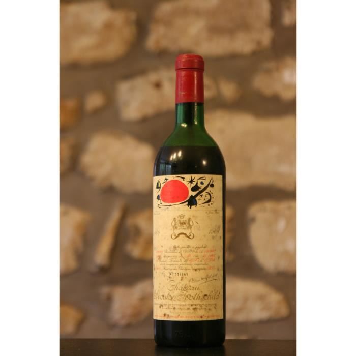 Chateau Mouton Rothschild 1969 La cave Cdiscount