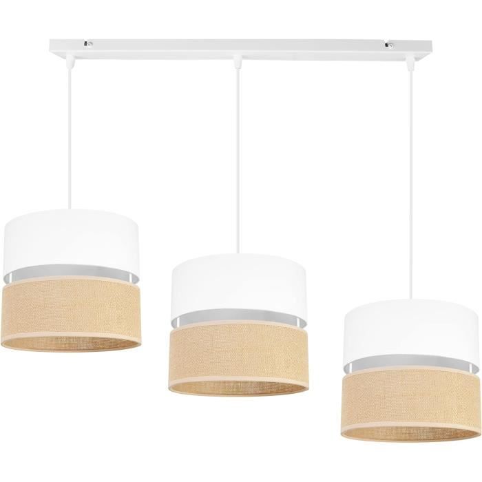 Juta Abat Jour Suspension Luminaire Lustre - Moderne Abat Jour Plafond ...