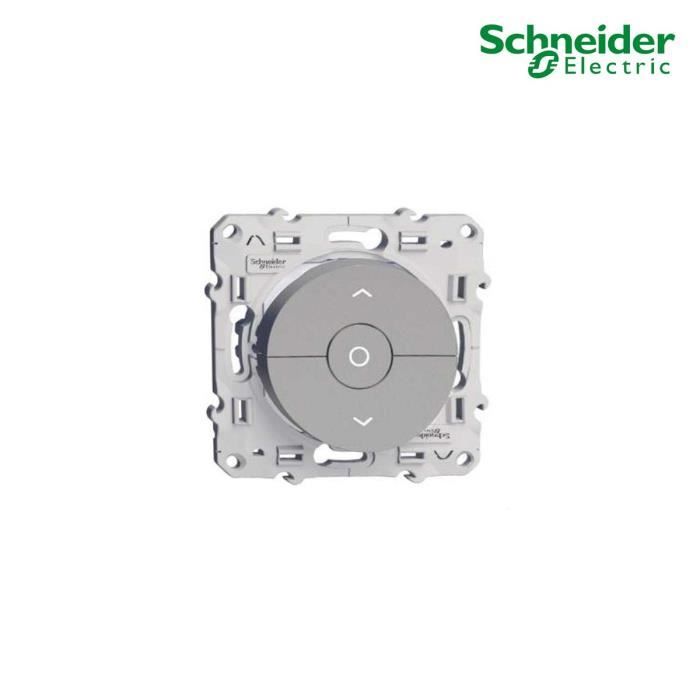 Schneider Electric Odce Steckdose – 2-polig + TTF 16 A Mit Schutzkontakt, Schuko, Inkl. Rahmen, Weiß