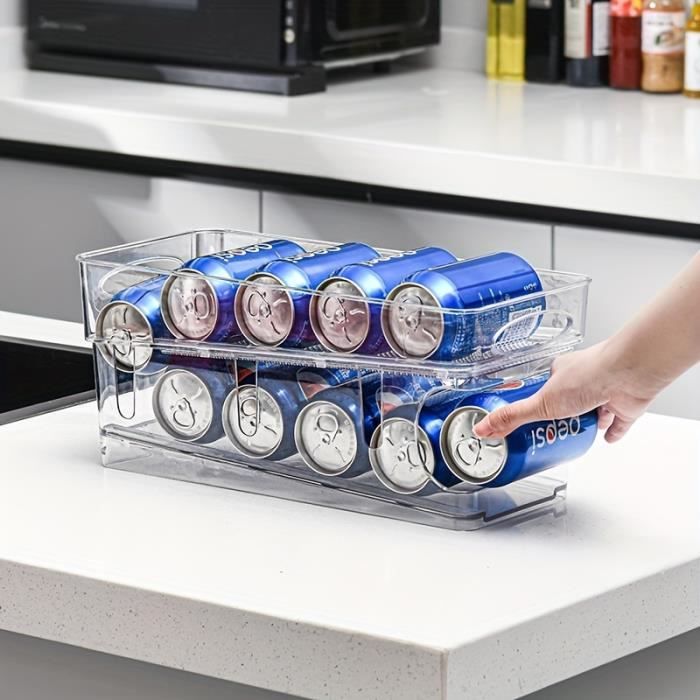 Distributeur automatique de canettes de soda à double couche