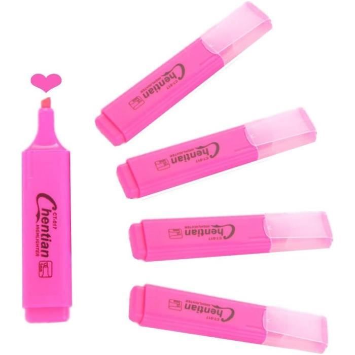 DERAYEE Lot 12 Surligneurs Pastel – Couleurs Douces & Pointe Biseautée
