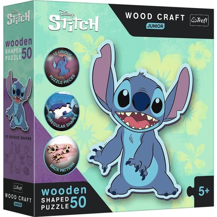 Disney-Stitch and The Butterfly Puzzle, Jeux de société, Style de peinture  à l'huile, Design unique, Jouets classiques pour enfants, CAN o and Stitch  - AliExpress