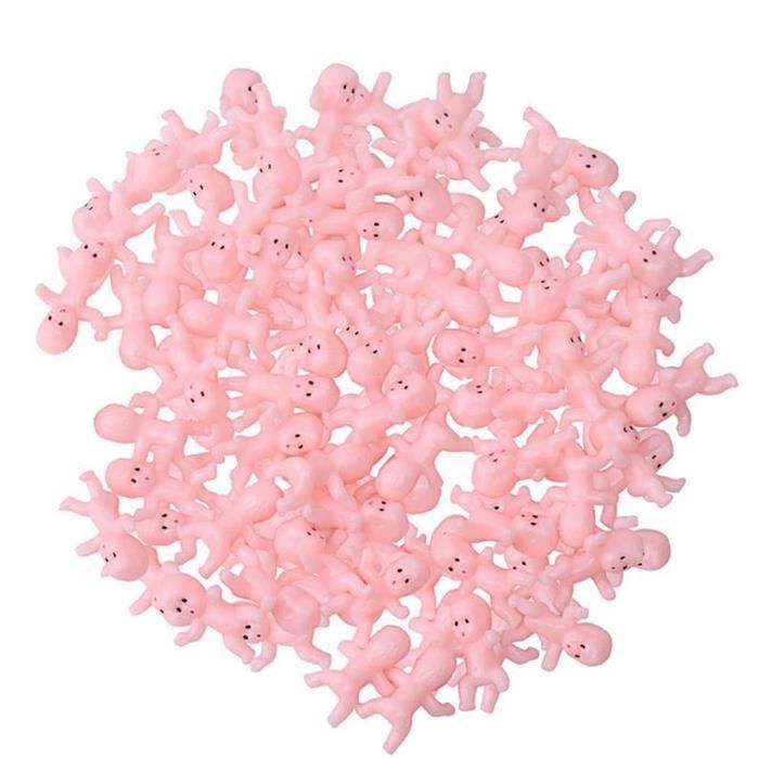 100 Pieces Mini Fournitures En Plastique Bebe Faveur Pour La Douche De Bebe Et Le Jeu De Cube De Glace Gttpk Jouet De Bain Achat Vente Jouet De Bain