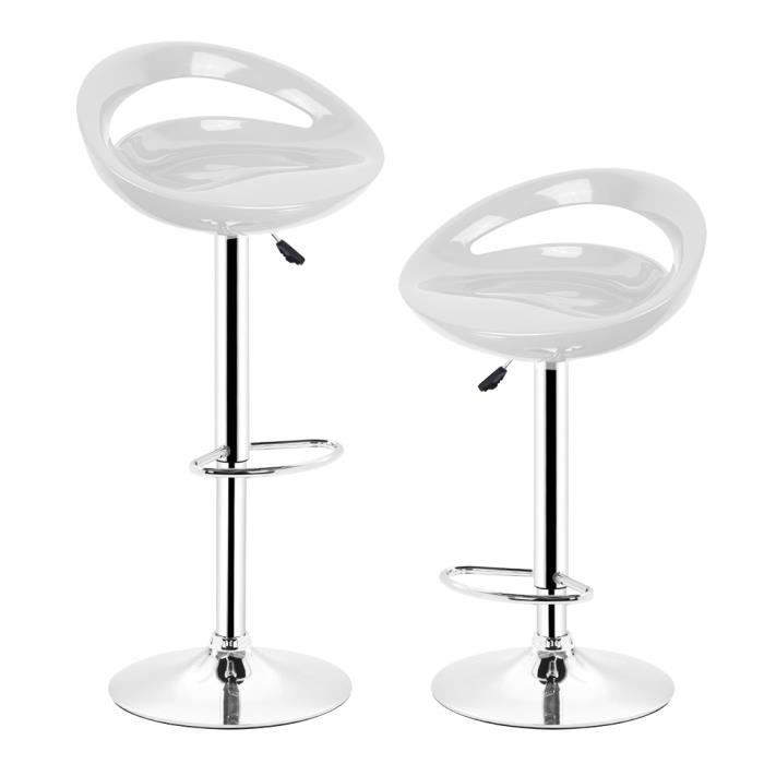 Lot de 8 tabouret/chaises de bar design Bar Comptoir Cuisine-Gris