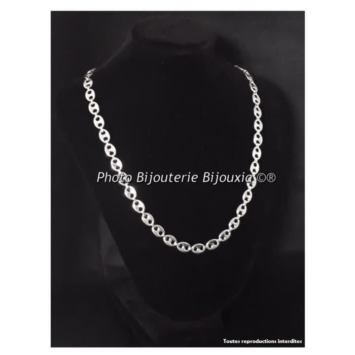 Bijouxia Chaîne Grain De Café 9mm X 60cm Argent Massif 925 Argent Massif 925 1000 Achat Vente Chaine De Cou Seule Bijouxia Chaîne Grain De C Homme Adulte Gris Prolongation Soldes