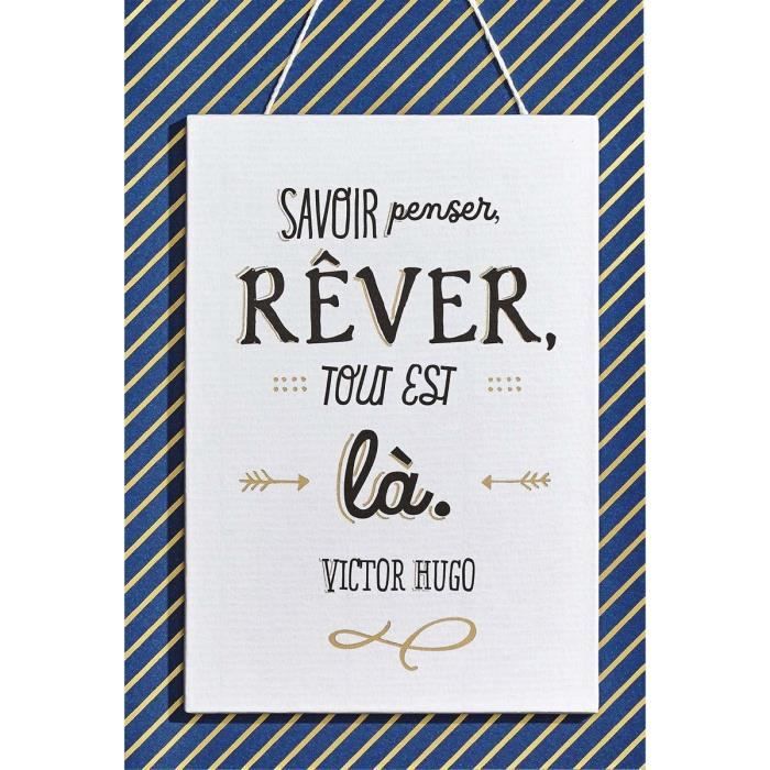 Draeger La Carterie Carte De Voeux Citation Victor Hugo Multicolore Cdiscount Beaux Arts Et Loisirs Creatifs