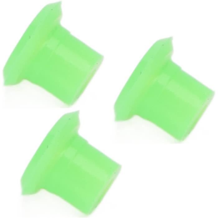 SHOWERORO Lot De 20 Bouchons En Silicone Transparent En Bambou Et Bois Pour Paille