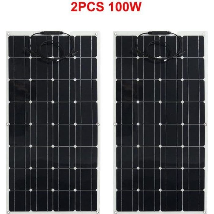 Panneau solaire Flexible 300w 200w 100w ETFE PET, cellule PV photatique, chargeur de batterie 12V 24V 400w, Kit système [749C66B]