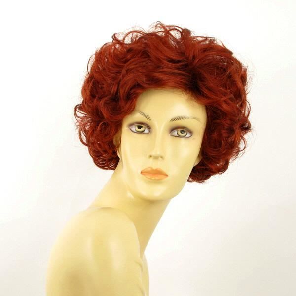 perruque rousse courte