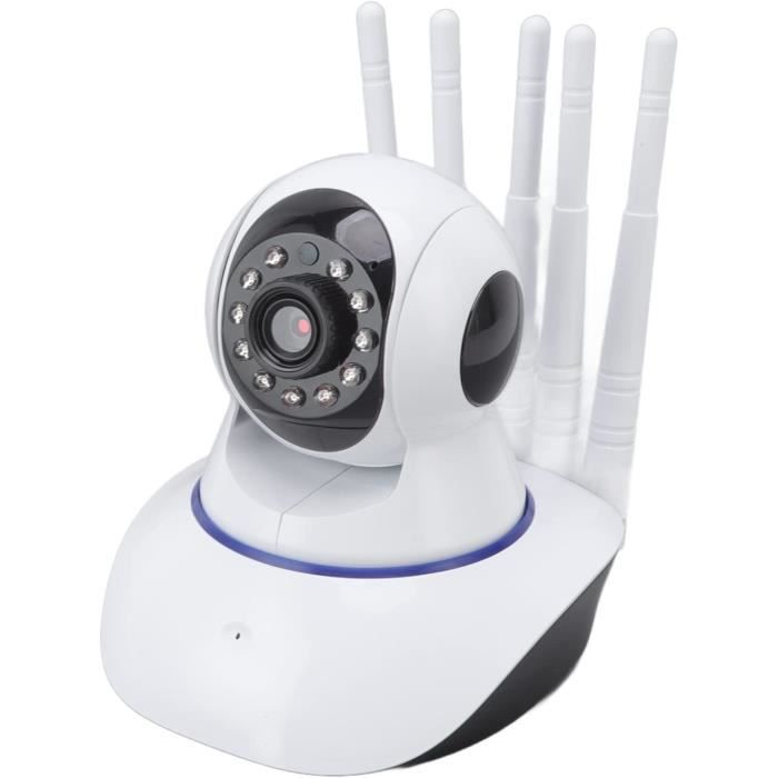 Caméra de Sécurité sans Fil, Caméras de Surveillance WiFi 2,4 G avec Détection de Mouvement, Suivi Automatique