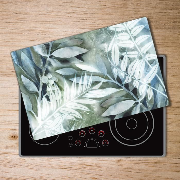 Tulup Tagliere In Vetro Temperato Trasparente 80x52 Cm – Proteggi Piano Cucina – Resistente Al Calore 200°C E Lavabile In Lavastoviglie