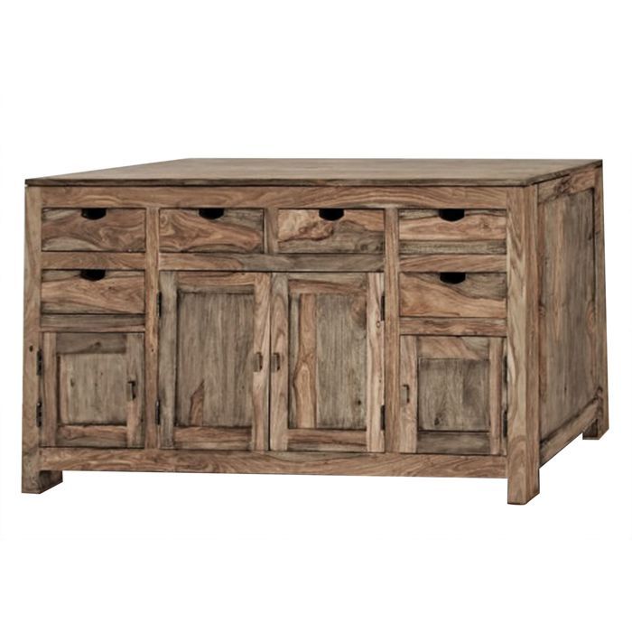 Buffet - Bois massif de palissandre huilé - NATURE GREY #84