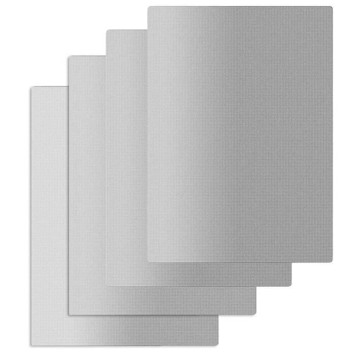 Lot De 2 Tapis De Cuisson Pour Barbecue à Gaz - 40,5 X 63,5 Cm - Papier Sulfurisé Réutilisable - Convient Pour Four électrique Et à Gaz - Revêtement Antiadhésif - Pour