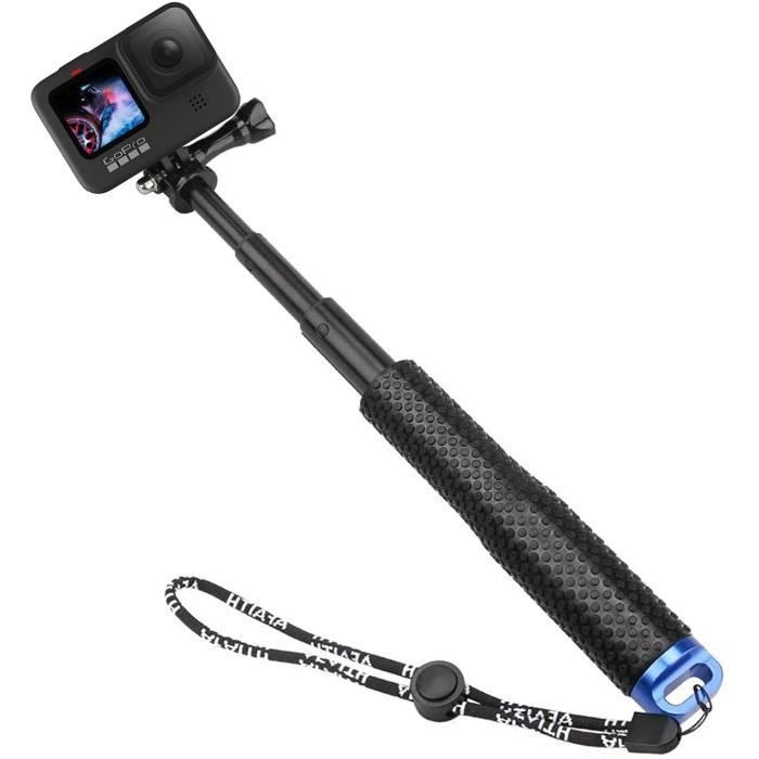 Perche à Selfie pour caméra GoPro, 19 Rallonge réglable Monopode pôles pour  GoPro Hero 9-Hero 8-Hero7 Black-Hero (2018)-Hero 6[26]