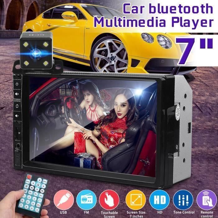 Autoradio GPS Bluetooth Navigation voiture stéréo lecteur MP5 Contrôle de  l'écran tactile 7 USB SD - Cdiscount Auto