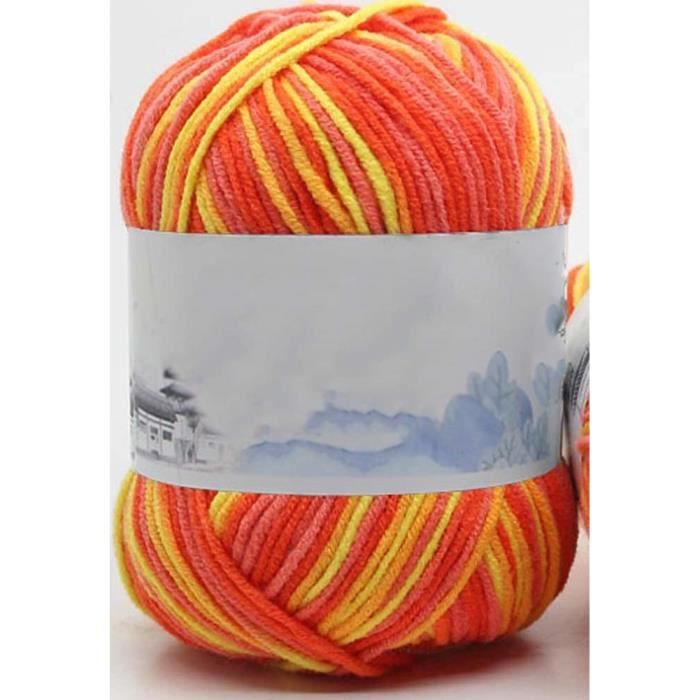 Pelote de laine épaisse multicolore 100 % acrylique pour vaisselle, crochet,  tricot, mini projet hypoallergénique et durable[230] - Cdiscount Beaux-Arts  et Loisirs créatifs
