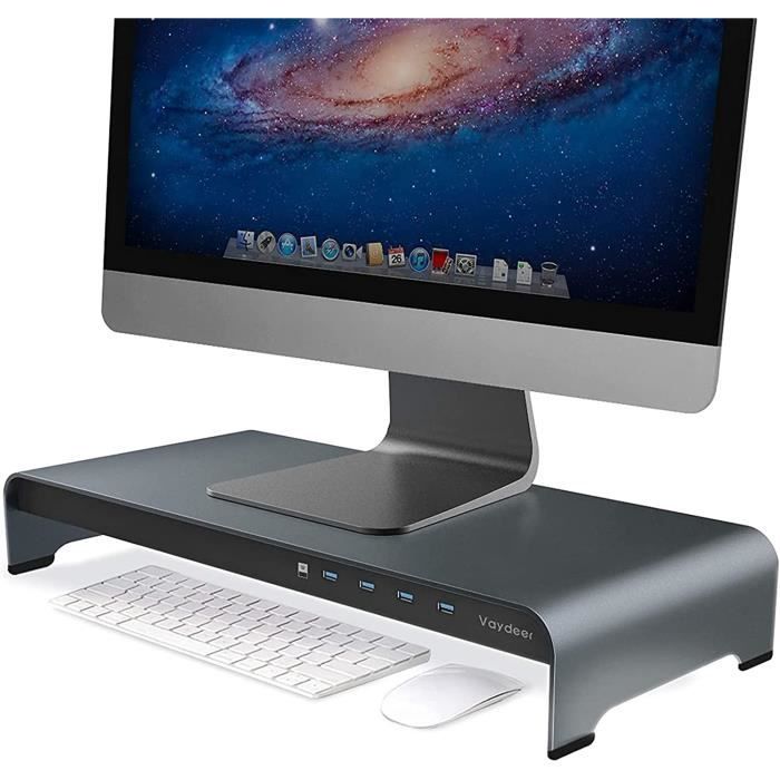 Support D'écran D'ordinateur Avec Rangement Intégré | Support Innovant