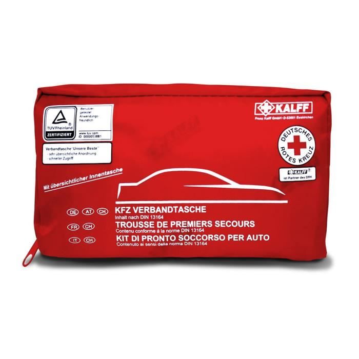 Trousse de Premiers Secours pour Voiture, Approuvée DIN 13164