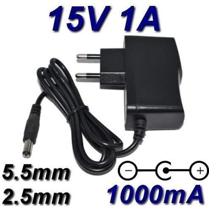 Adaptateur Secteur 9V Pour Clavier Casio CT-655 - 220V Vers 9V - Polarité Centre Négatif - Câble 120 Cm - LED Indicateur