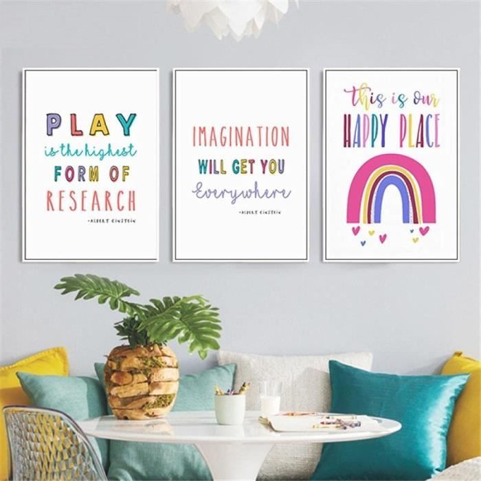 Dessin Anime Colore Toile Peinture Pour Bebe Pepiniere Mur Art Chambre Affiche Impression Arc En Ciel Citation 3x30x40cm 8554 Cdiscount Maison Dessin Anime Colore Toile Peinture Pour Bebe Pepiniere Mur Art Chambre Affiche Impression Arc En Ciel Citation 3x30x40cm 8554 Cdiscount Maison