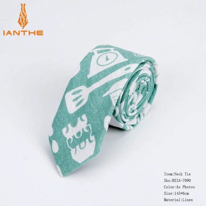 ENRPTY Cravate Pour Homme Avec Imprimé étoile De Mer Et