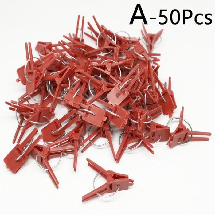 100 Pinces Greffage Plants - Pour Tomates/aubergines - Taille 2.0-4.5mm - Plastique
