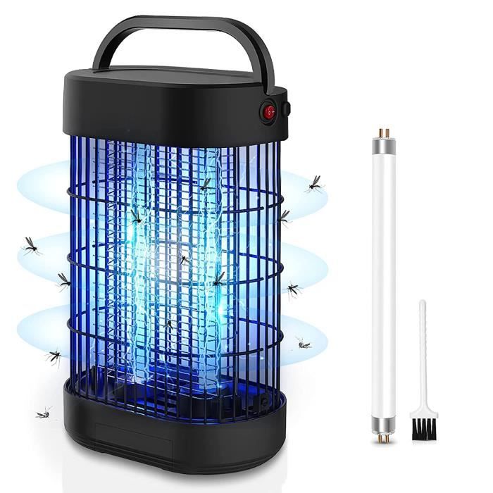 Lampe Anti-moustique UV - Portée 90m², Tueur électrique, Plateau Amovible, Pour Intérieur/extérieur, Sans Produits Chimiques