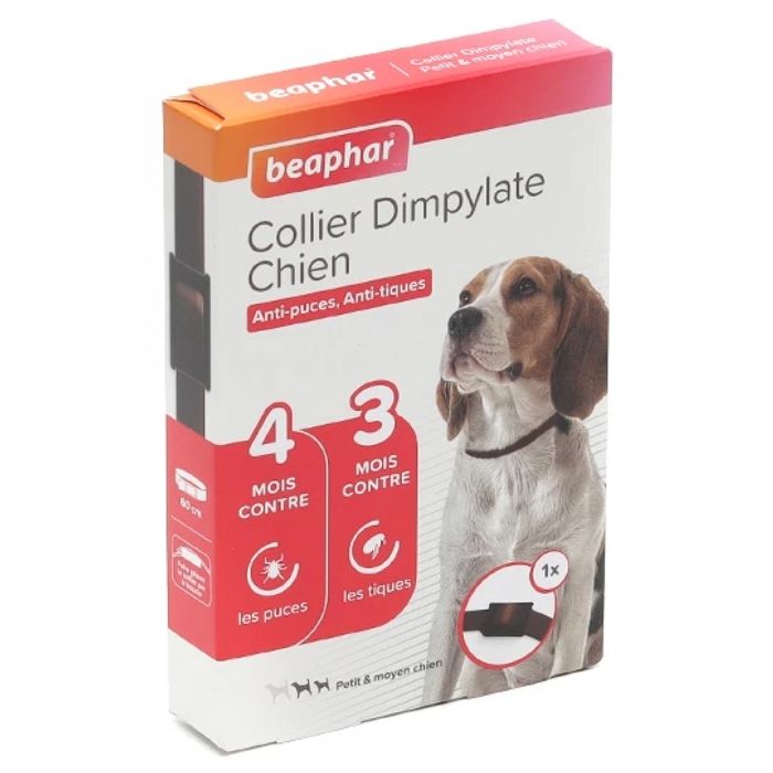 Meilleurs prix pour Collier Dimpylate Anti-Puces Et Tiques, Petit Chien Et Moyen Chien