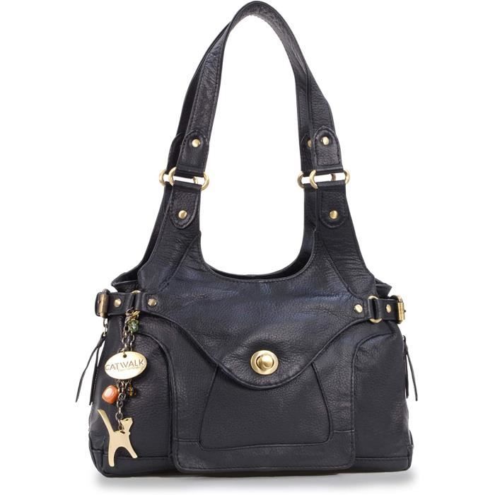 catwalk collection handbags - cuir veritable - sac porte main/sac a main/sac porte epaule - femme - roxanna