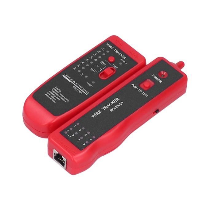 Testeur Câble Réseau Jemcgrl - Détecteur Ligne RJ11 | Pour Dépannage Téléphonique