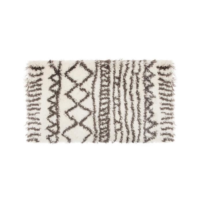 Tapis Berbère 60x90 Cm Motifs 60 X 90 Gris Blanc Achat