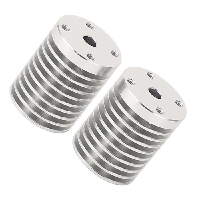 Lot De 10 Dissipateurs Thermiques En Aluminium 37x37x30 Mm - Pour Refroidissement CPU, Carte Mère, Composants électroniques