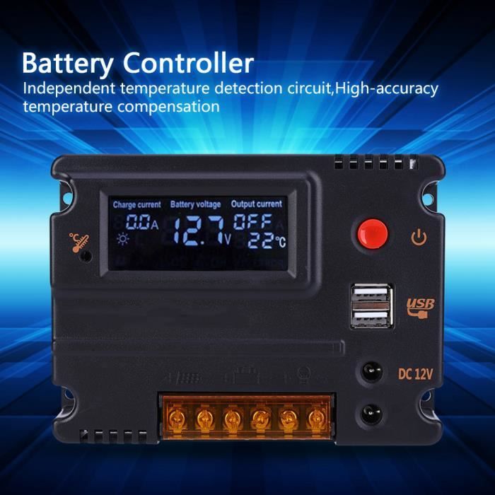 Keenso Régulateur De Température Solaire EW-801AH - Contrôleur Thermostat Numérique Différence AC 220V 5A Avec Sondes