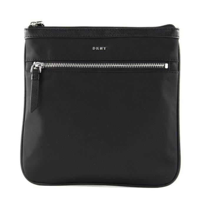 Crossbody Bag bandoulière DKNY Casey Black Silver [91810] Noir Cdiscount Bagagerie