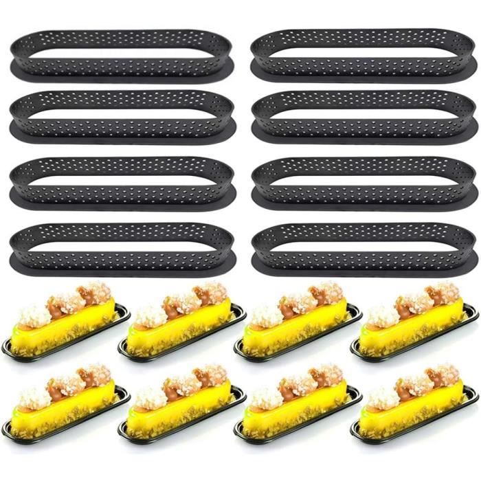 Cercles à Pâtisserie En Acier Inoxydable - Lot De 6 Diamètres (6 à 12 Cm) - Pour Tartes, Gâteaux, Muffins