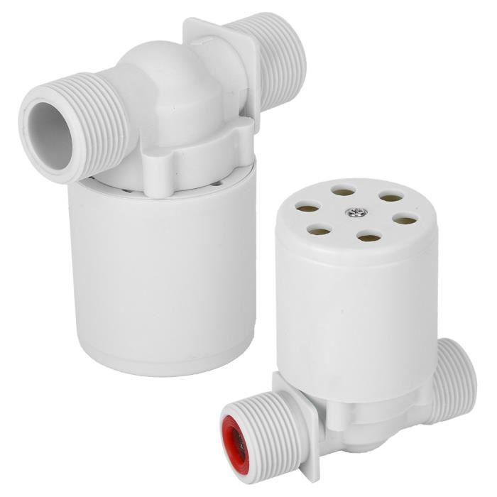 Vanne à Flotteur MUALROUS 1/2" - 2 Pièces En Laiton, Bras Réglable - Pour Réservoir, Étang, Piscine, Abreuvoir Automatique