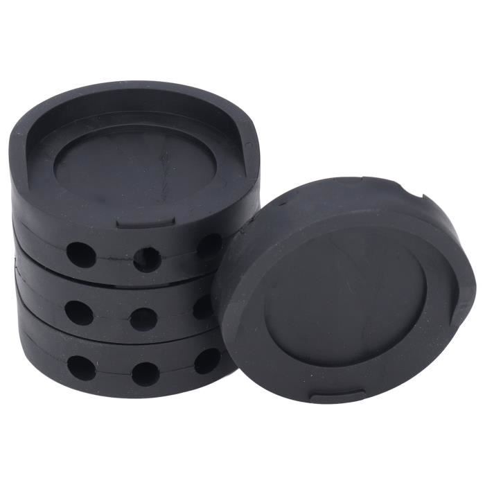 Lot De 6 Patins Antidérapants En Silicone - 10,2 X 10,2 X 0,5 Cm, Double Face, Pour Tapis De Course, Vélo, équipement De Fitness