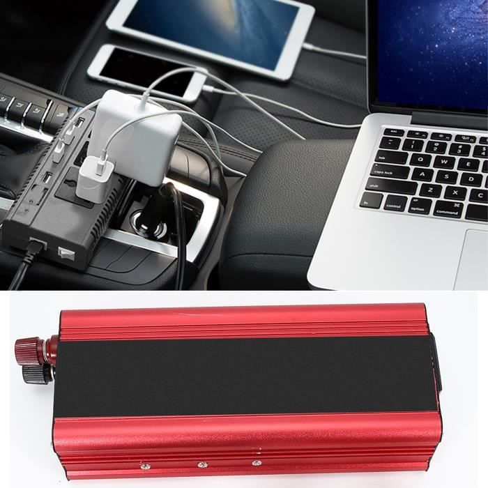 Convertisseur Onduleur de 12V à 220V 5000W avec 4 ports